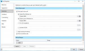 Master Grid Properties