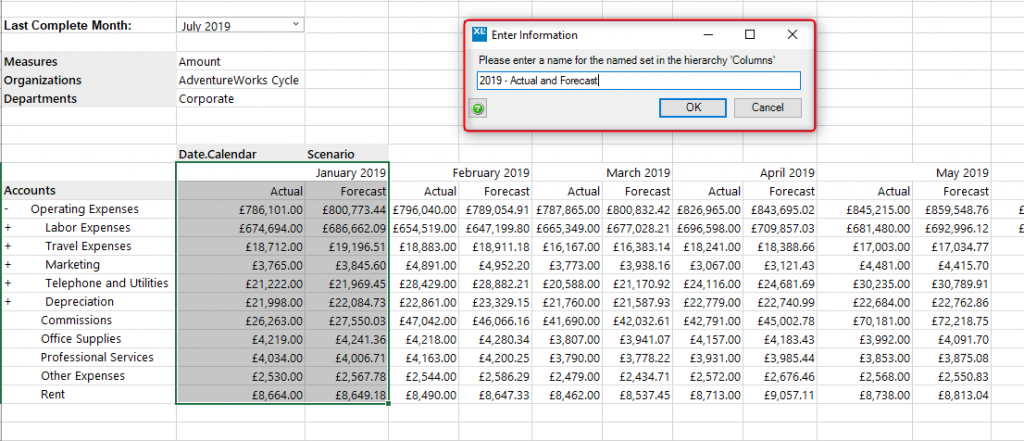 'Keep All and Create Dynamic Range' Pop-up Page