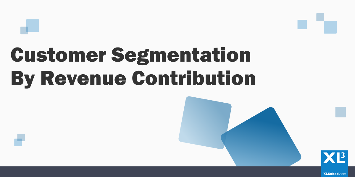Customer Segmentation XLCubed blog header