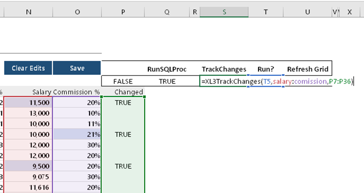 XL3TrackChanges Formula Output